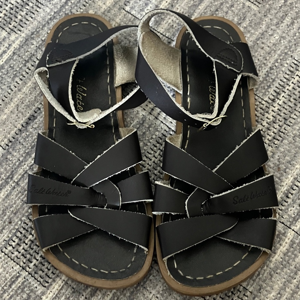Salt Water Sandals by Hoy Brown Kids Sandals